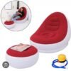 SILLÓN SOFA INFLABLE CON REPOSAPIES